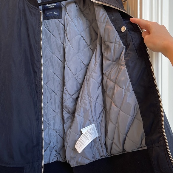 Men’s Abercrombie & Fitch Navy Bomber Jacket - Picture 5 of 5
